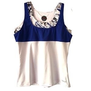 Bolle’ Layered Built-in Bra Tennis Tank